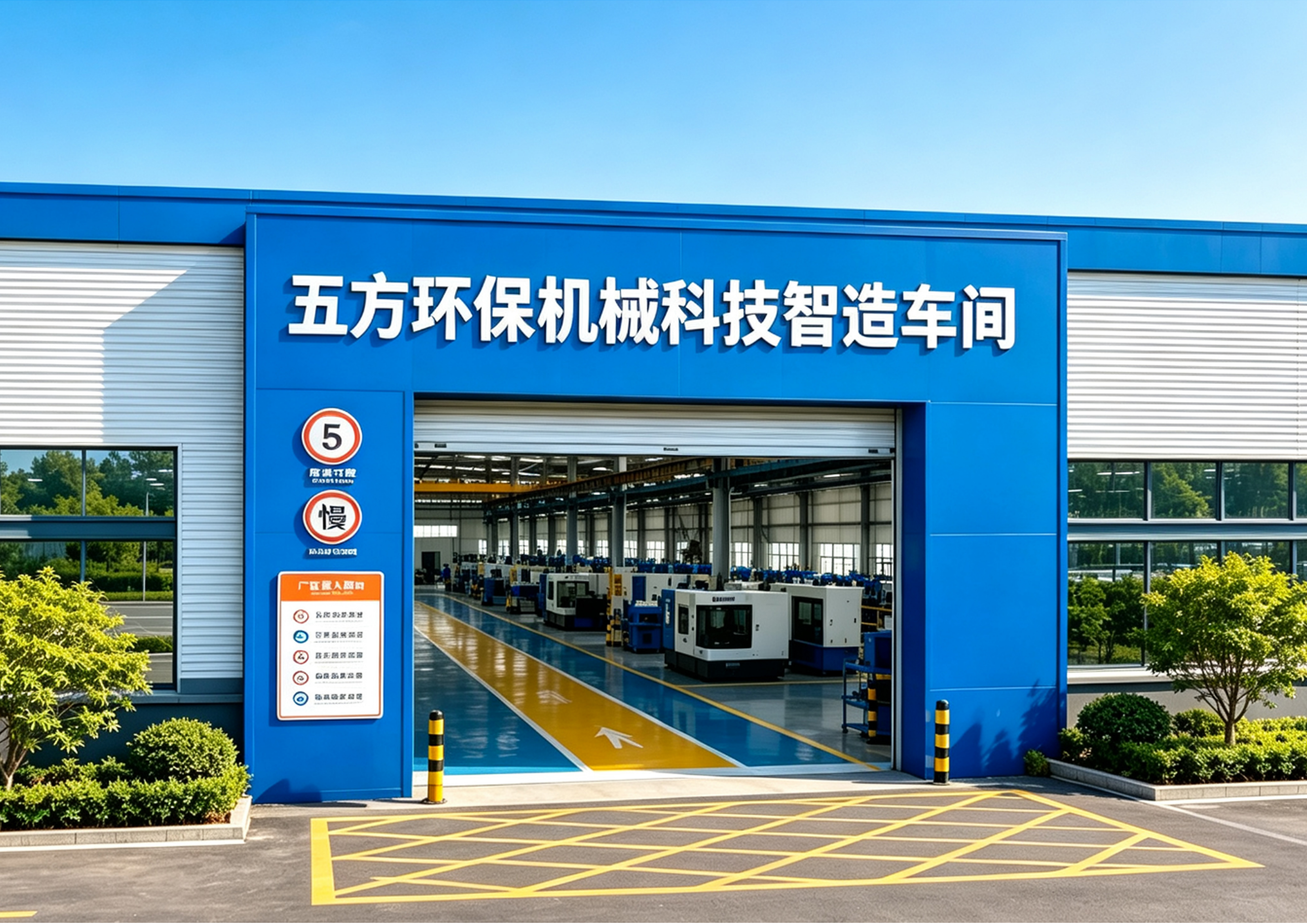 Wufang Machinery manufacturing workshop — 10,000 m² production facility in Zhucheng, Shandong