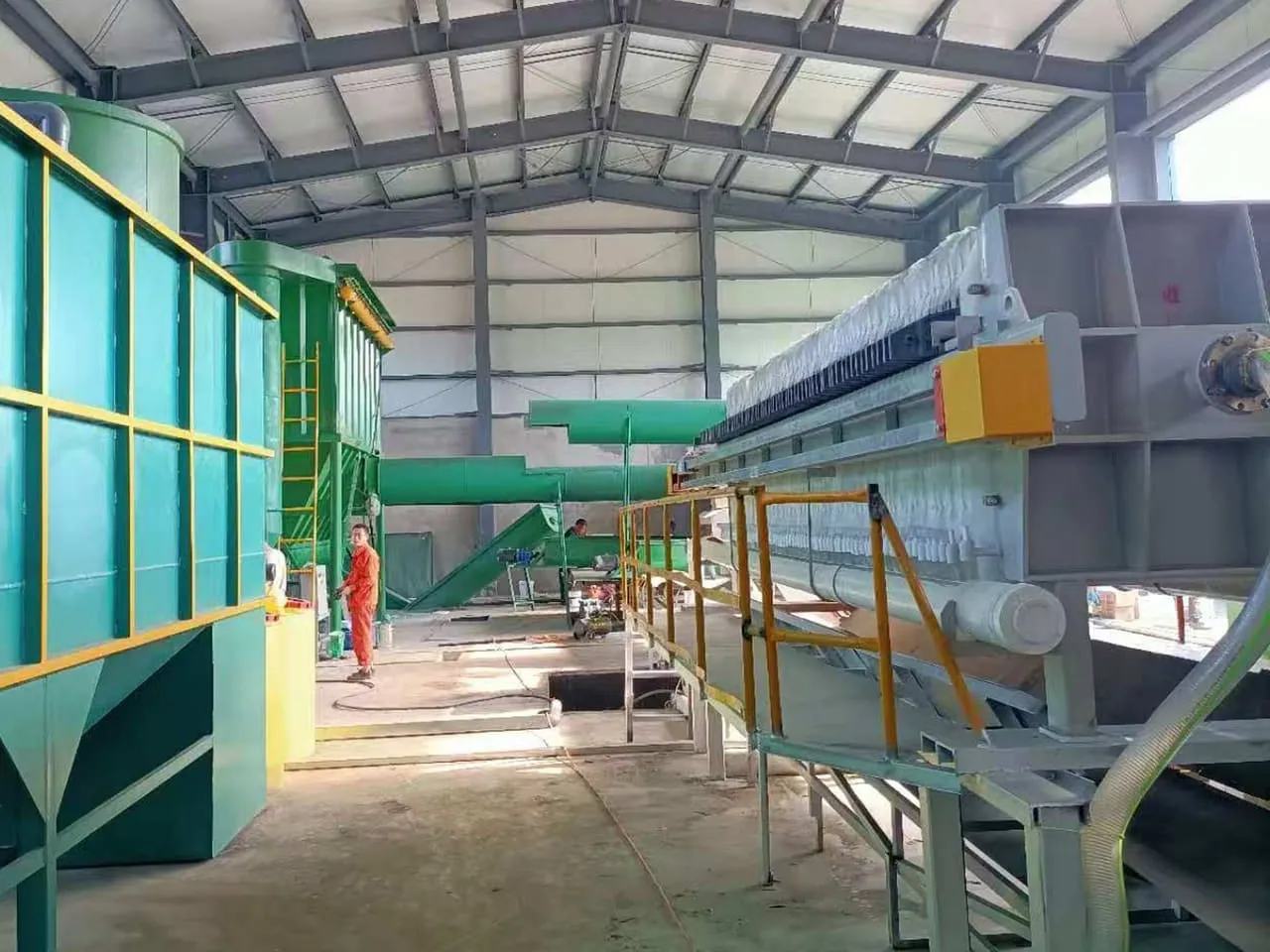 Rural municipal sewage treatment workshop