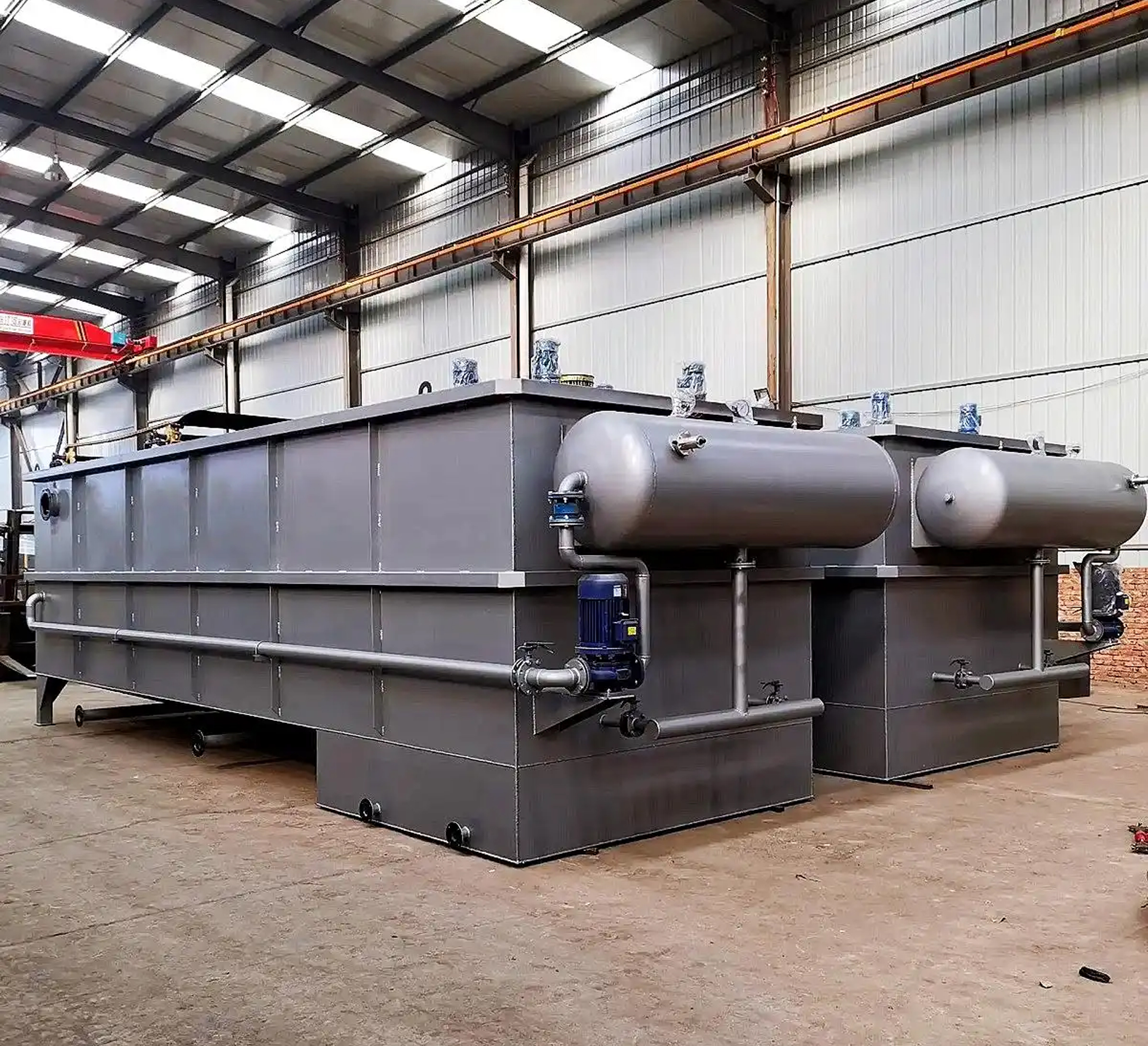 Dissolved Air Flotation System — DAF wastewater treatment unit